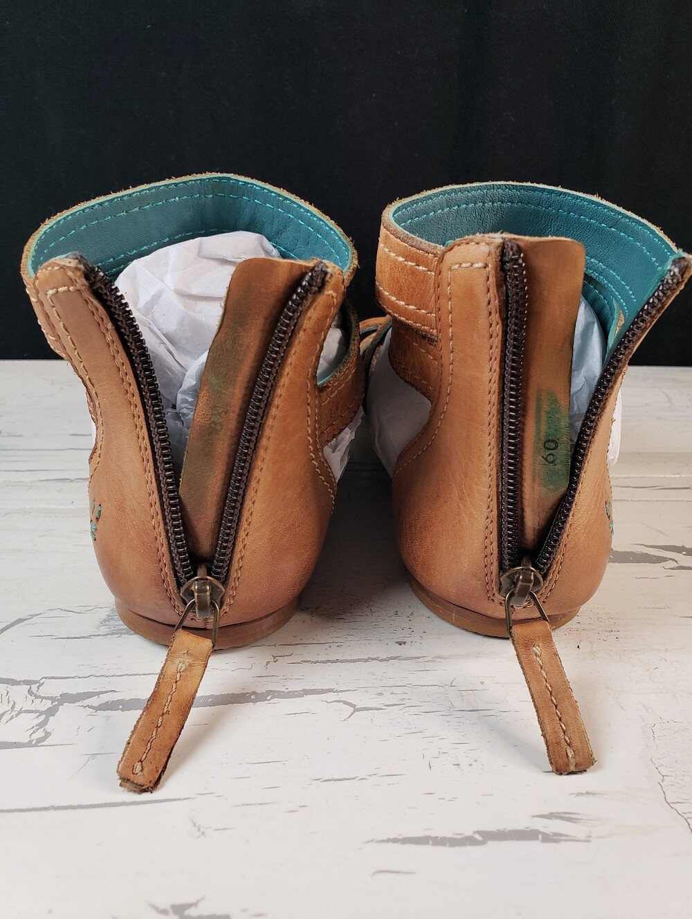 Roan by Bed Stu 'Royalty' Leather Roman Sandals in Pecan - Women's size 9 - Picture 10 of 16
